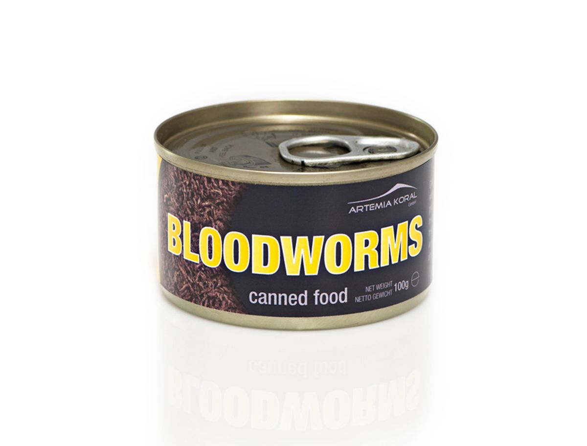 Hermetisert Bloodworms 100g