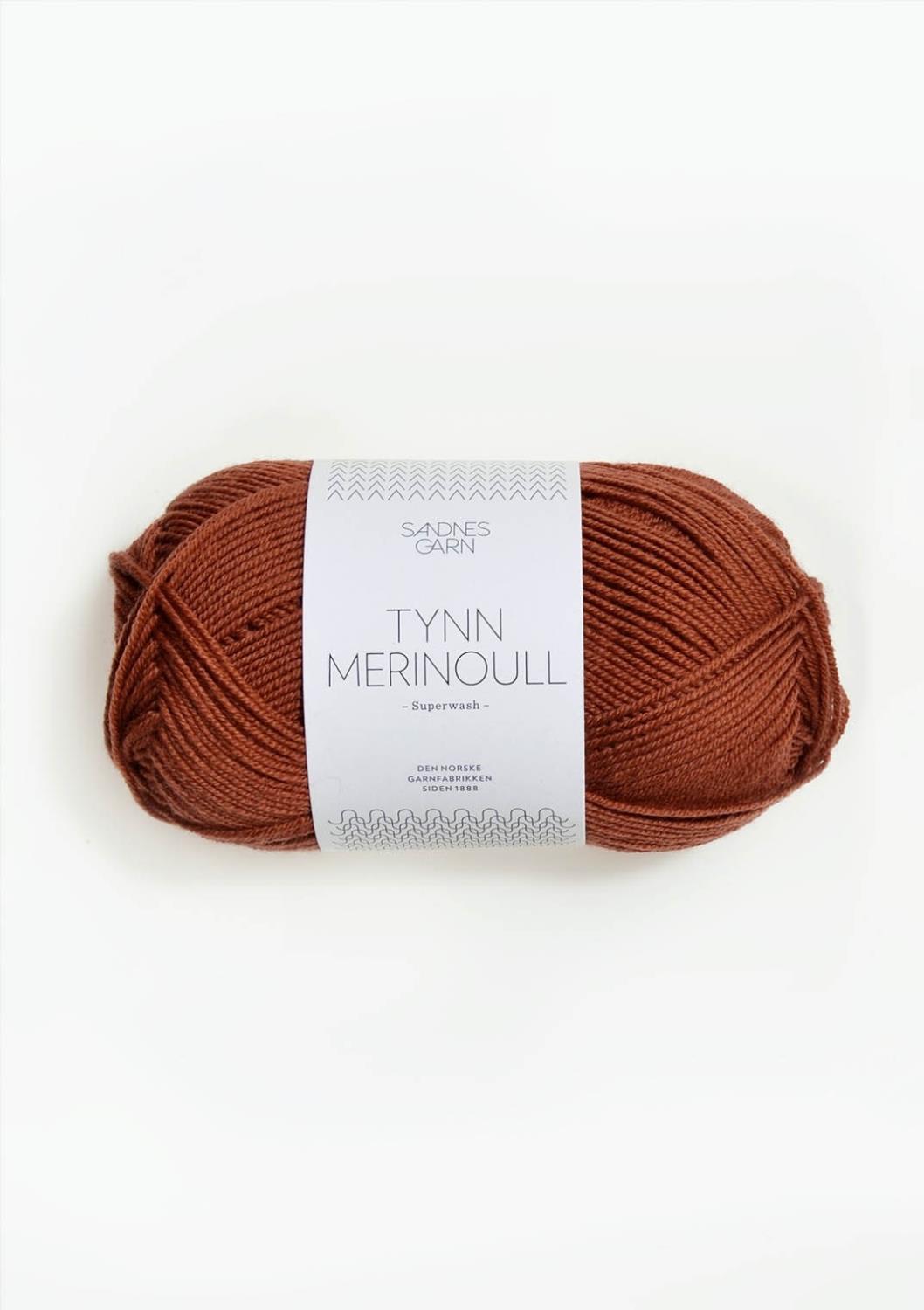 Tynn merinoull, rust 3345