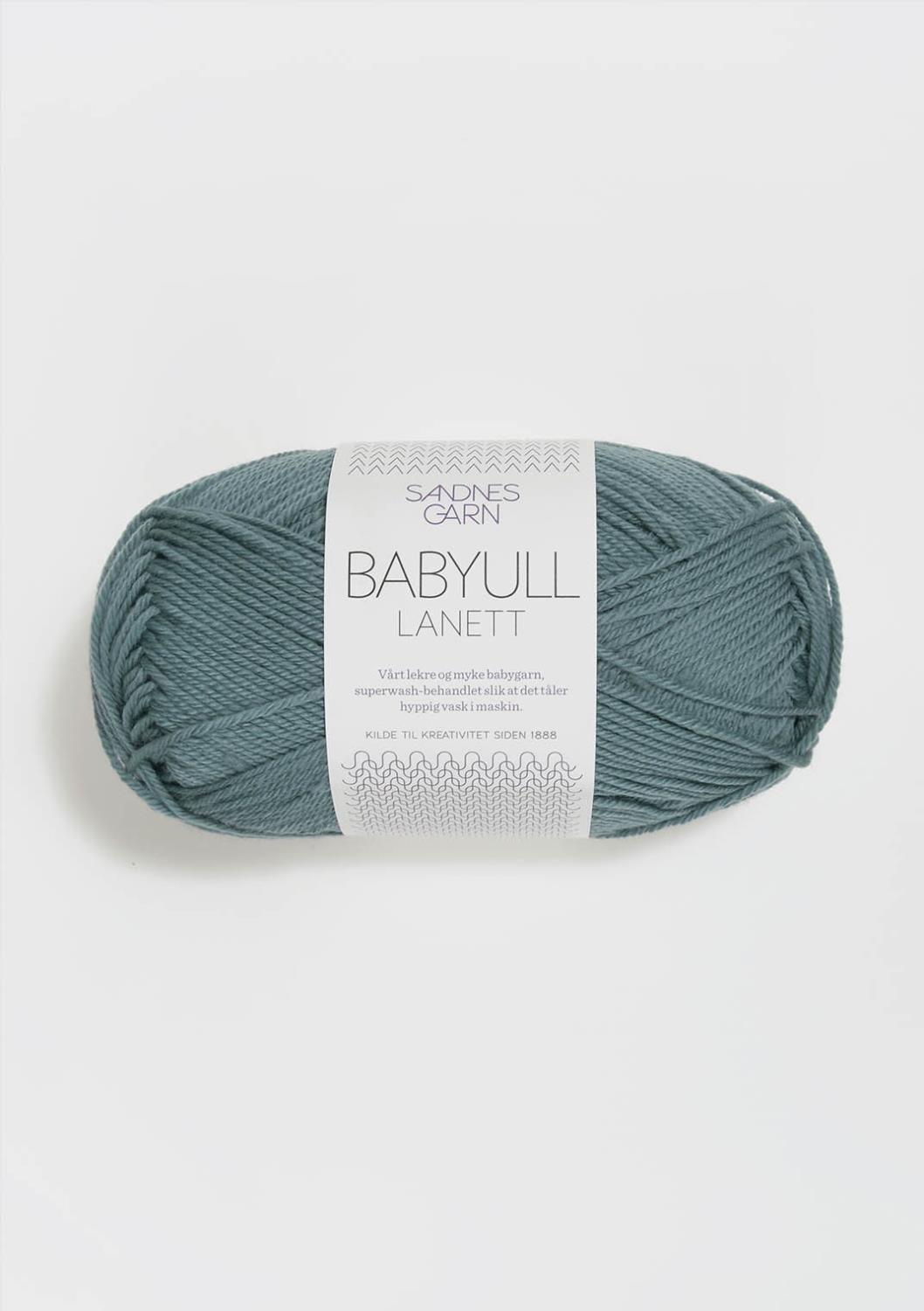 BABYULL LANETT Blåpetrol 7251