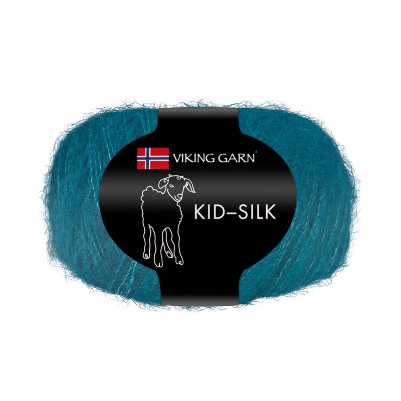 KID/SILK Mørk Turkis 338