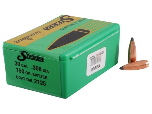 Sierra 150 gr. Game King SBT .30 kal. (.308), 100 pk.