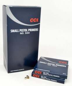 CCI Small Pistol # 500 tennhetter, 100 pakning