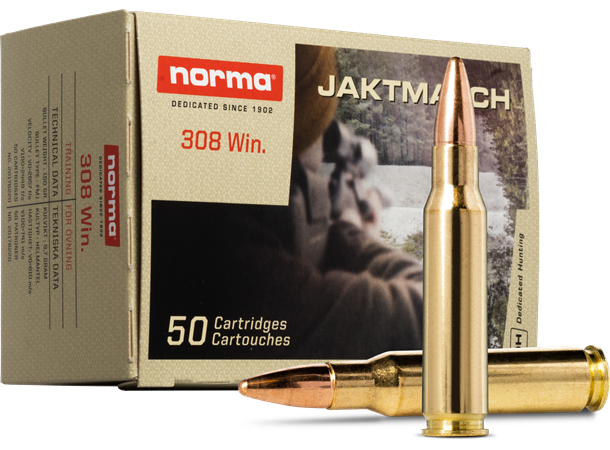 Norma 308 Winchester 9,7g / 150gr FMJ Jaktmatch