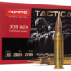 Norma 308 Winchester 9,5g / 147gr FMJ Tactical