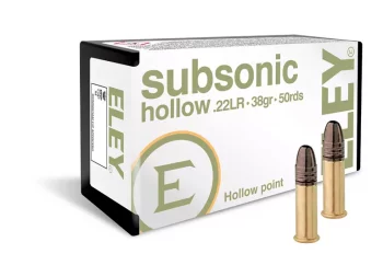 Eley 22LR Subsonic HP 38 grains/2,46g