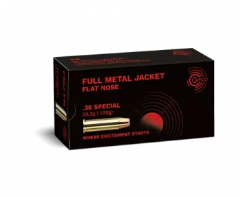 Geco 38 Special 158gr FMJ Flat Point