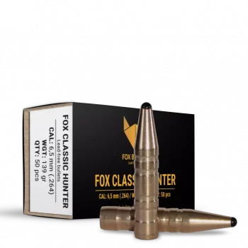 Fox 139gr Classic Hunter 6,5mm (.264) 50pk