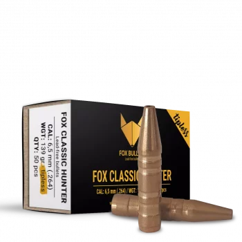 Fox 139 gr Classic Hunter TIPLESS 6,5mm (.264) 50 pk