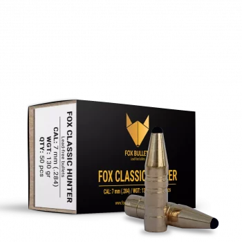 Fox 130 gr. Classic Hunter 7 mm (.284) 50 pk.
