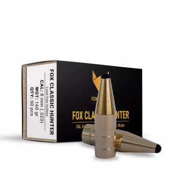 Fox 160 gr. Classic Hunter 8 mm (.323) 50 pk.