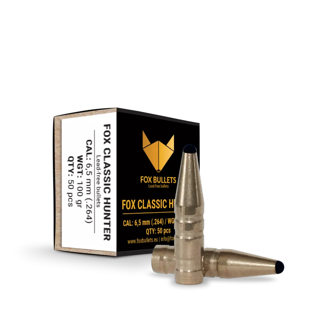 Fox 100 gr. Classic Hunter 6,5mm (.264) 50 pk.