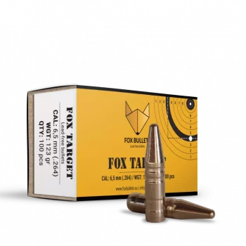 Fox 123 gr. Target 6,5 mm (.264) 100 pk.