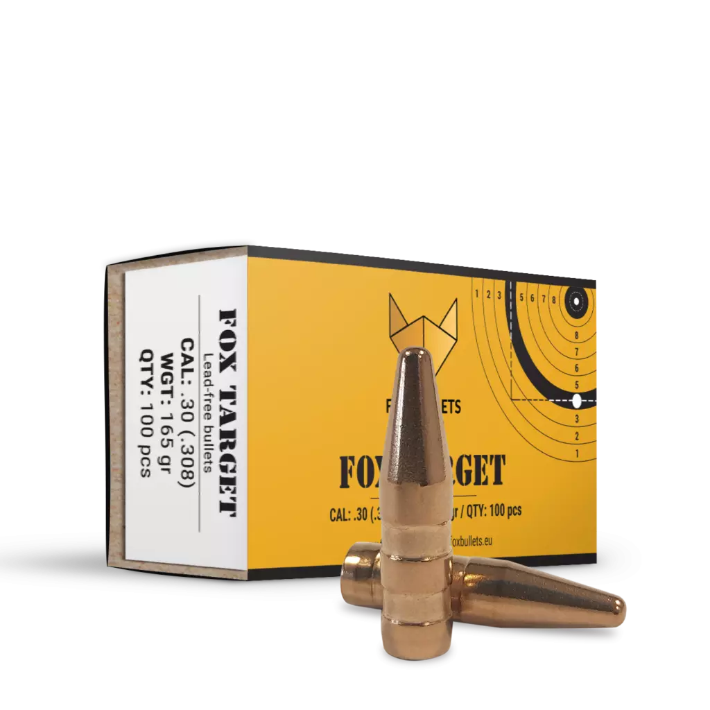 Fox 165 gr. Target 30 kal (.308) 100 pk.
