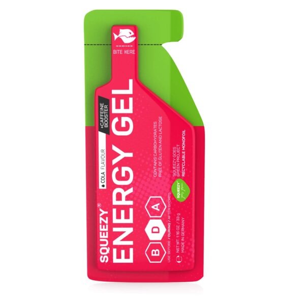 Squeezy Super Energy Gel 33g (3-pack) Koffein