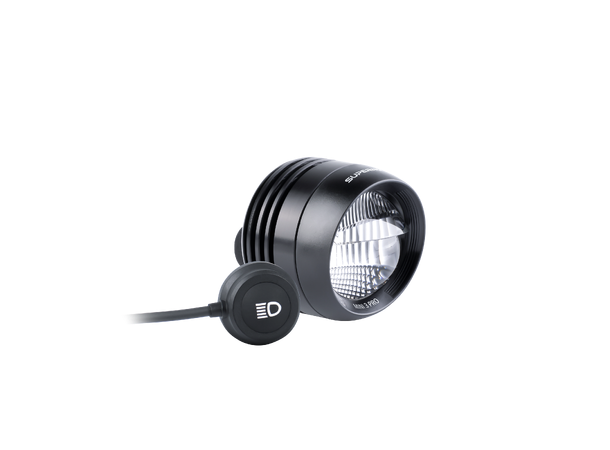 Supernova Mini 3 Pro Frontlykt 350-800L, 12V, Sort, 70g, m/bryter
