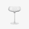 Louise Roe, Champagne Coupe single cut Clear