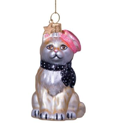 Vondels, Ornament cat w scarf