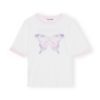 Ganni, Light Stretch Jersey Butterfly Fitted T-shirt