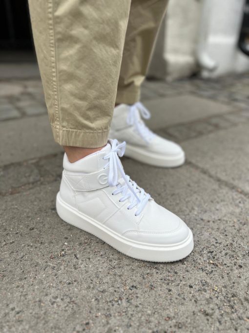 Ganni, Sporty High Top Velcro Sneaker