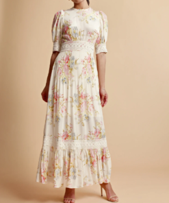 ByTimo, Satin Embroidery Dress