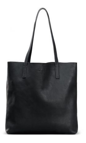 O My Bag, Georgia, Black Soft Grain Leather