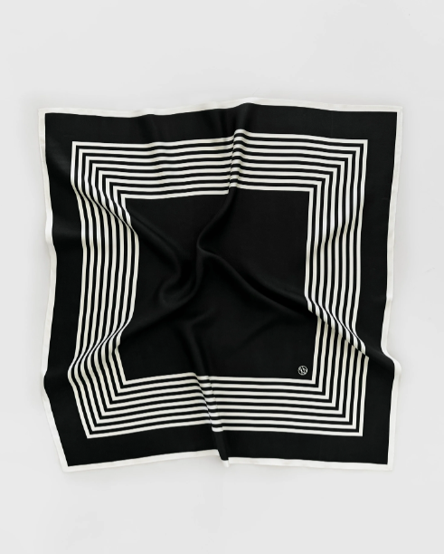 Lescarf, NO2 65cm black&cream