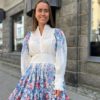 ByTiMo, cotton Slub Mini Dress Blue Field