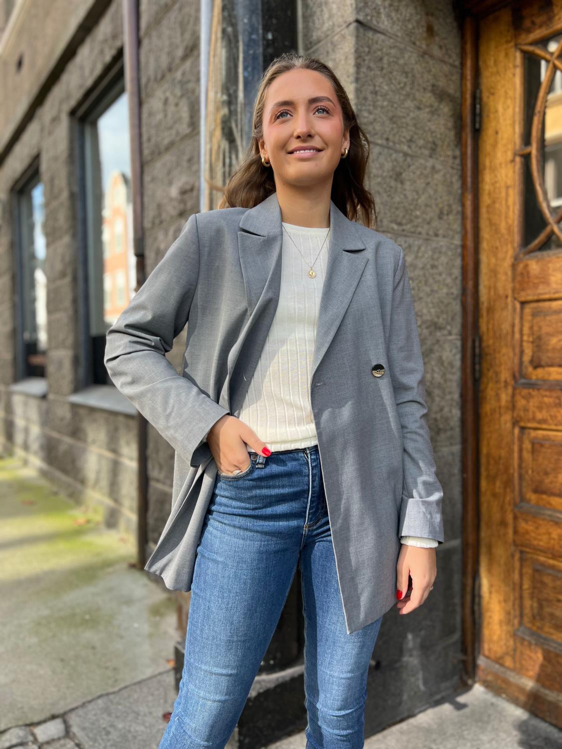 Ganni, Drepey Melange Blazer