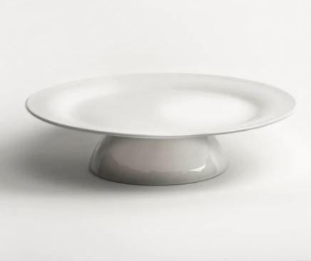 Kajsa Cramer, Cake Plate, Medium, White