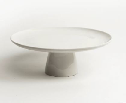 Kajsa Cramer, Cake Plate, Small, White