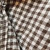 Linge Particulier, Tabelcloth Brown Gingham 140x250