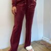 Juicy Couture, Del Ray Classic Velour Pant Pocket Tawny Port