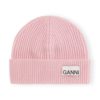 Ganni, Light Structured Rib Knit Beanie