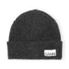 Ganni, Light Structured Rib Knit Beanie