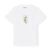 Ganni, Basic Jersey Green Seahorse Relaxed T-shirt