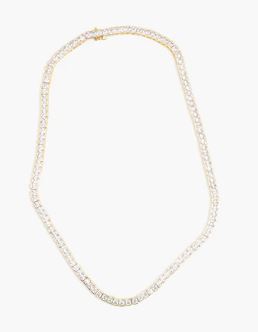 Izabel Display, Tennis Necklace White Gold