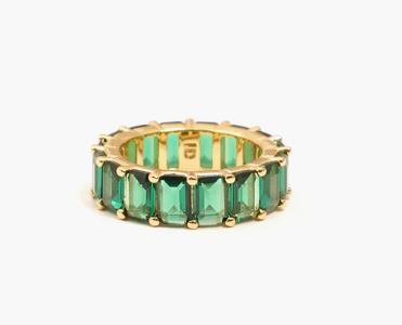 Izabel Display, Chunky Ring Gold Green