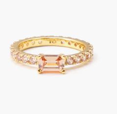 Izabel Display, Ultra Slim Ring Beige Gold