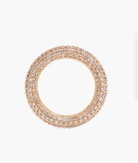 Izabel Display, Colorful Ring Beige Gold