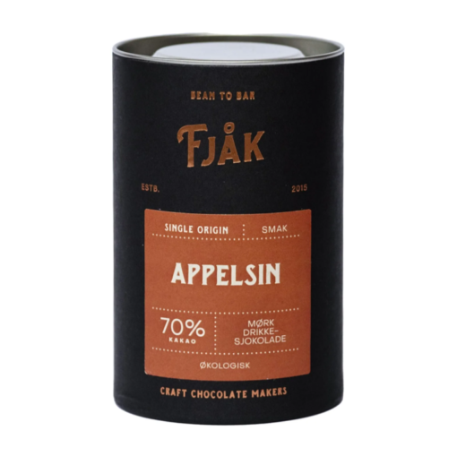 Fjåk, Drikkesjokolade Appelsin