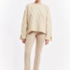 One and Other, Larry Twill Pant Eggshell