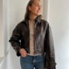 One and Other, Iben leather jacket