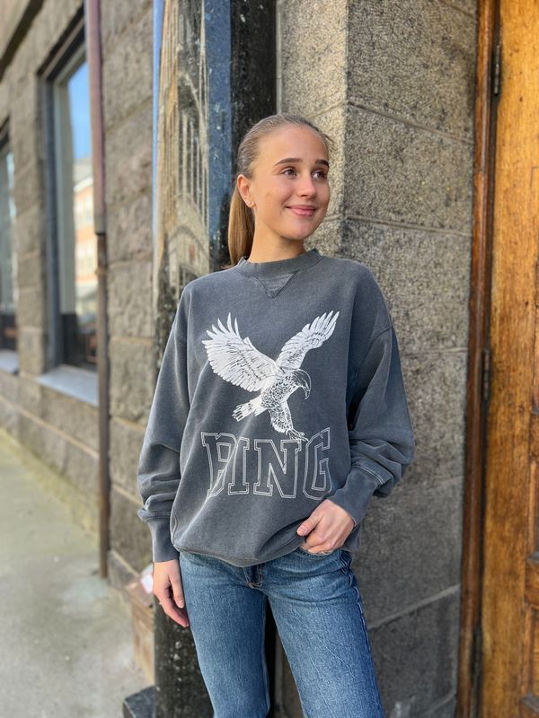 Anine Bing, Alto sweatshirt retro eagle