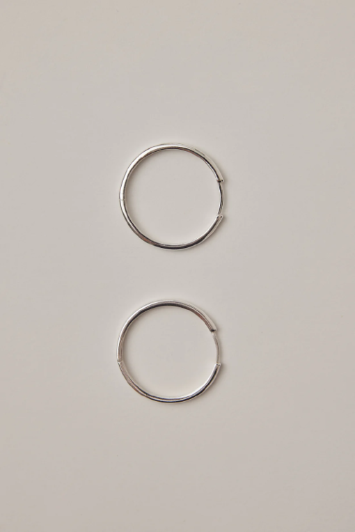 Englund1917, Classic hoops large silver