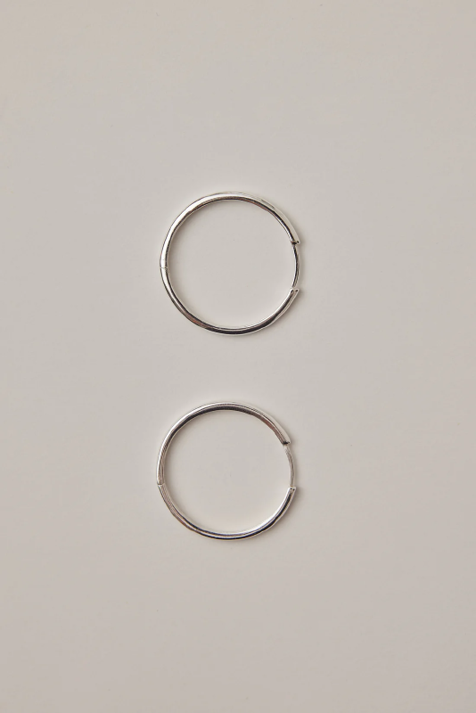 Englund1917, Classic hoops large silver