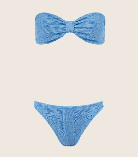 Hunza G, Jean bikini cornflower blue