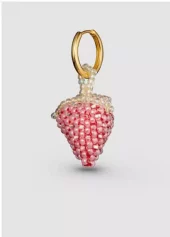 Pura Utz, Pale Strawberry Earring