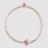 Pura Utz, Halsskjede Pearl Strawberry Charm