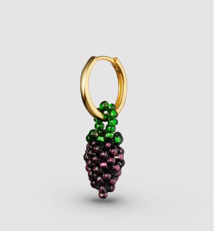 Pura Utz, Mini Grape Earring