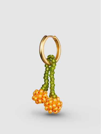 Pura Utz, Mini Orange Earring